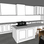 Designing a kitchen using SketchUp